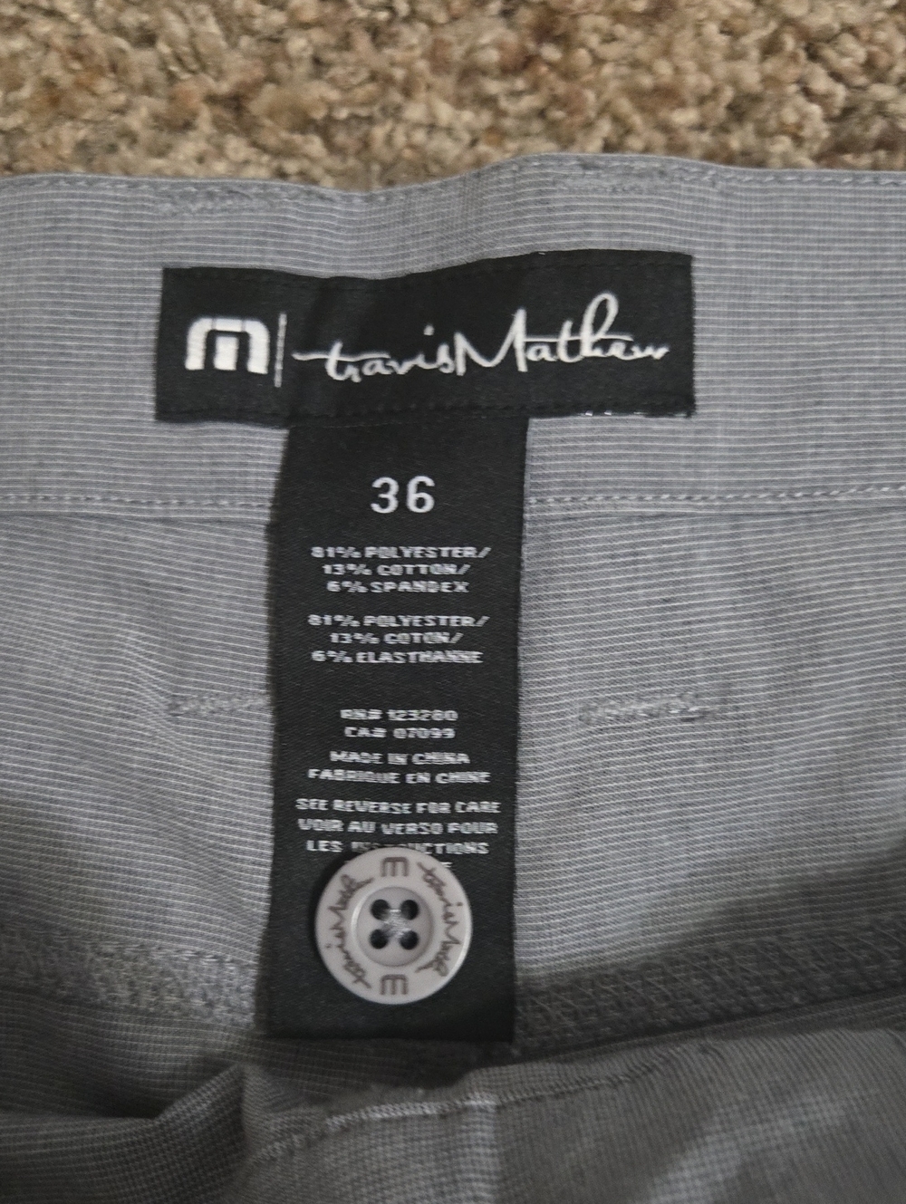 Travis Mathew Men's  Pants - Picture 2 of 5